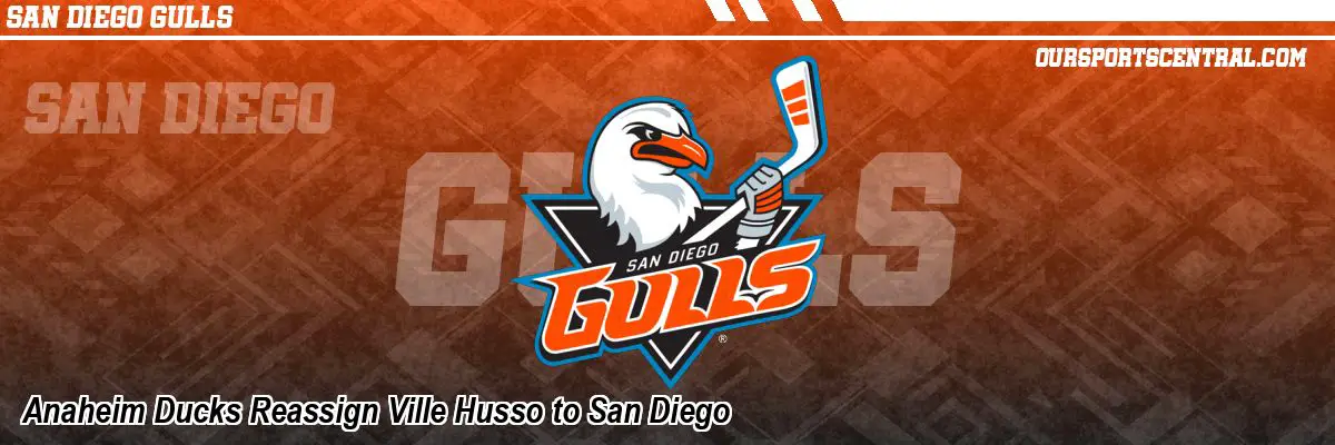 Anaheim Ducks Reassign Ville Husso to San Diego