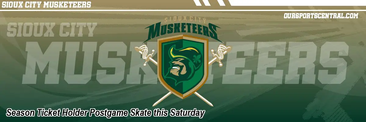 Season Ticket Holder Postgame Skate this Saturday