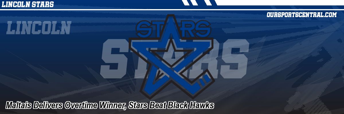 Maltais Delivers Overtime Winner, Stars Beat Black Hawks