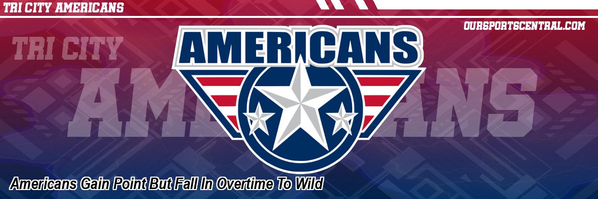 Americans Gain Point But Fall In Overtime To Wild