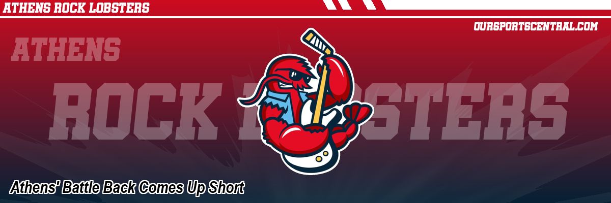 Athens' Battle Back Comes Up Short