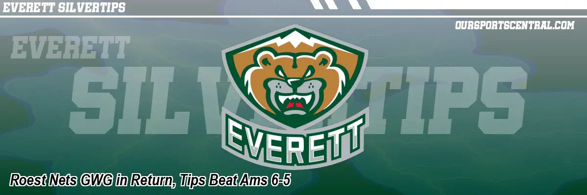 Roest Nets GWG in Return, Tips Beat Ams 6-5