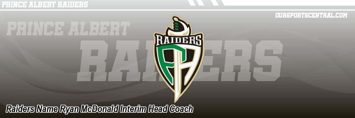 Raiders Name Ryan McDonald Interim Head Coach