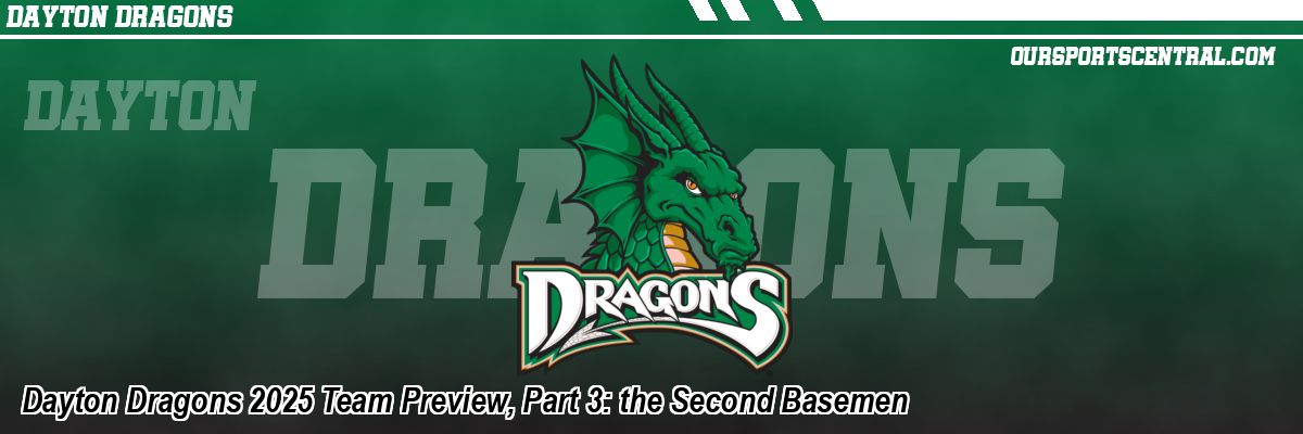 Dayton Dragons 2025 Team Preview, Part 3: the Second Basemen