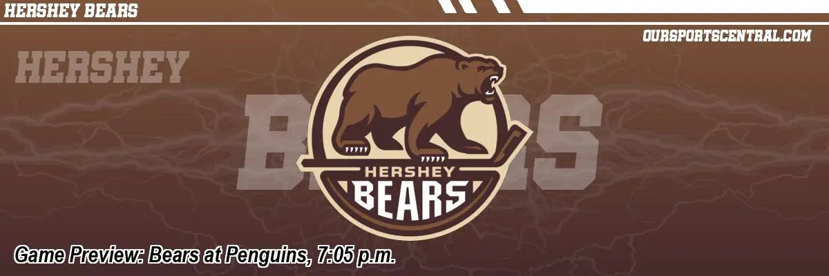 Game Preview: Bears at Penguins, 7:05 p.m.