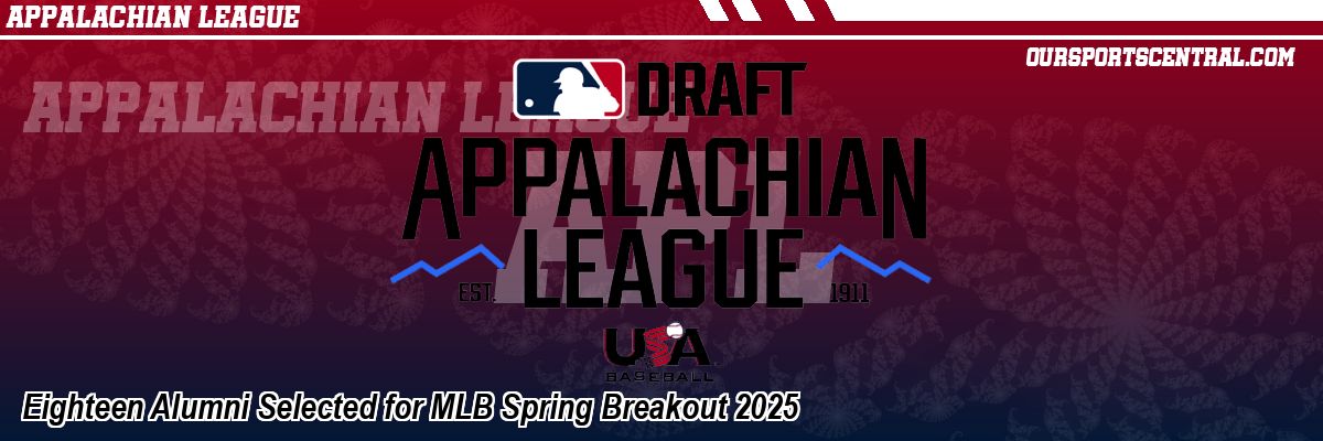 Eighteen Alumni Selected for MLB Spring Breakout 2025