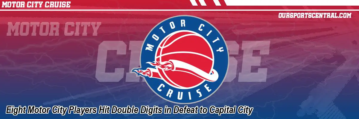 Eight Motor City Players Hit Double Digits in Defeat to Capital City