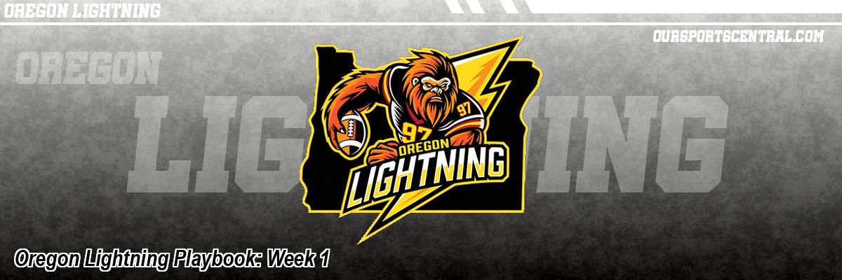 Oregon Lightning Playbook: Week 1