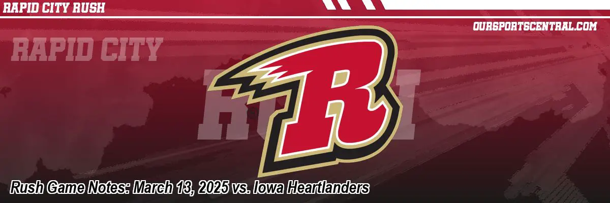 Rush Game Notes: March 13, 2025 vs. Iowa Heartlanders