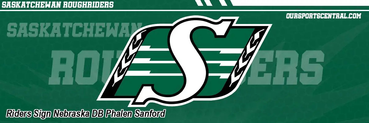 Riders Sign Nebraska DB Phalen Sanford