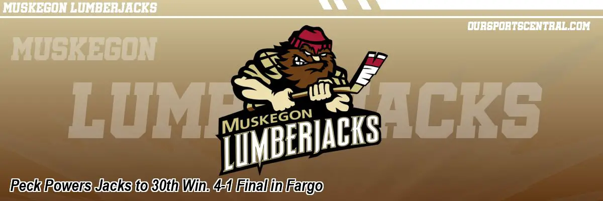 Peck Powers Jacks to 30th Win. 4-1 Final in Fargo