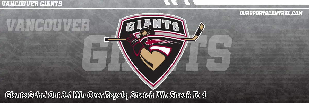 Giants Grind Out 3-1 Win Over Royals, Stretch Win Streak To 4