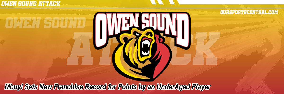 Mbuyi Sets New Franchise Record for Points by an UnderAged Player