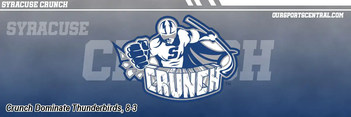 Crunch Dominate Thunderbirds, 8-3