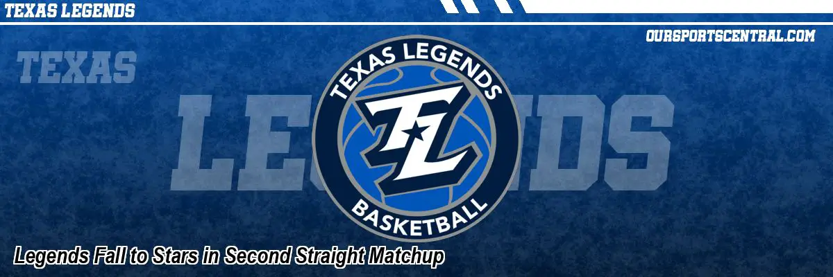 Legends Fall to Stars in Second Straight Matchup