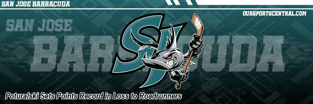 Poturalski Sets Points Record in Loss to Roadrunners