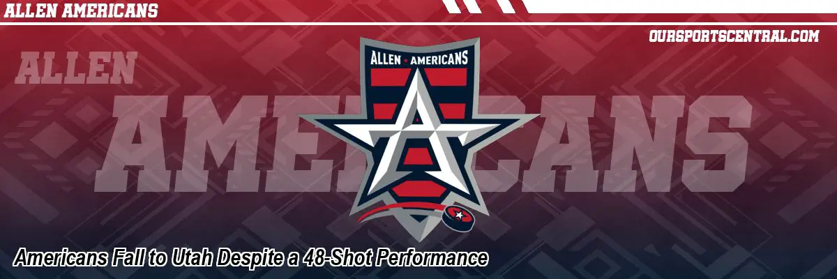 Americans Fall to Utah Despite a 48-Shot Performance
