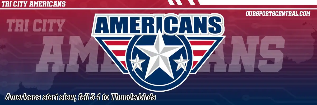 Americans start slow, fall 5-1 to Thunderbirds