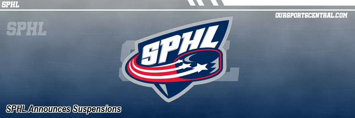 SPHL Announces Suspensions