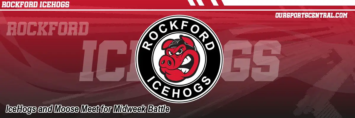 IceHogs and Moose Meet for Midweek Battle