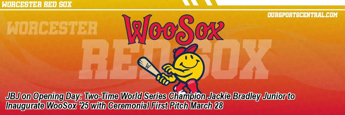 JBJ on Opening Day: Two-Time World Series Champion Jackie Bradley Junior to Inaugurate WooSox '25 with Ceremonial First Pitch March 28