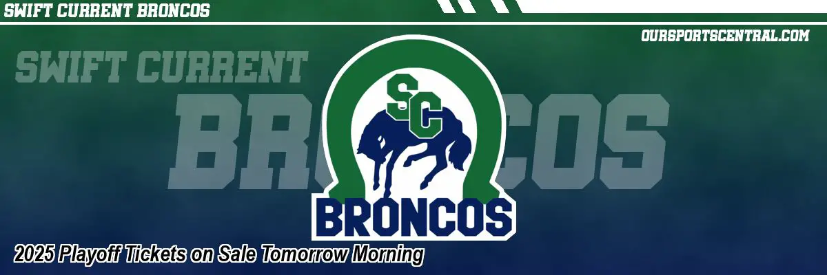 2025 Playoff Tickets on Sale Tomorrow Morning