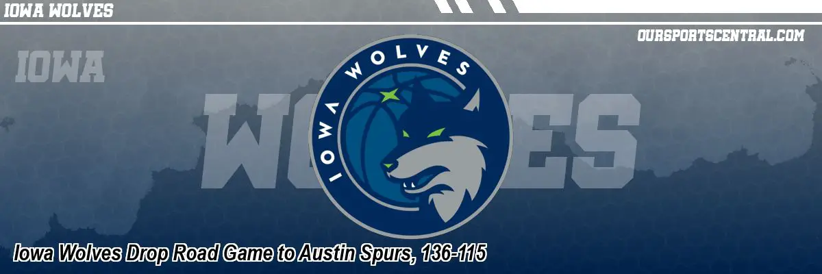 Iowa Wolves Drop Road Game to Austin Spurs, 136-115