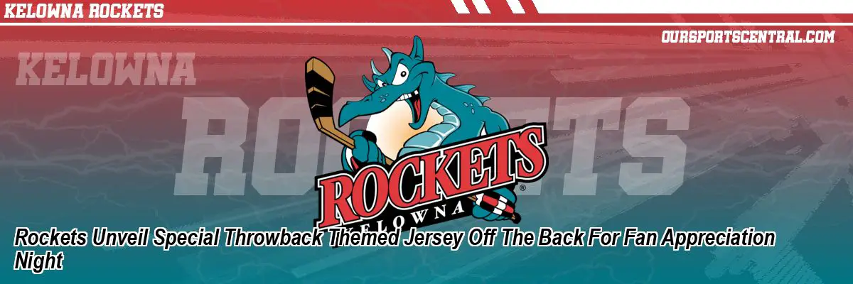 Rockets Unveil Special Throwback Themed Jersey Off The Back For Fan Appreciation Night