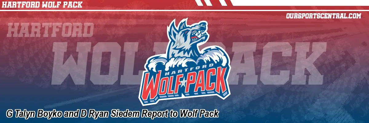 G Talyn Boyko and D Ryan Siedem Report to Wolf Pack