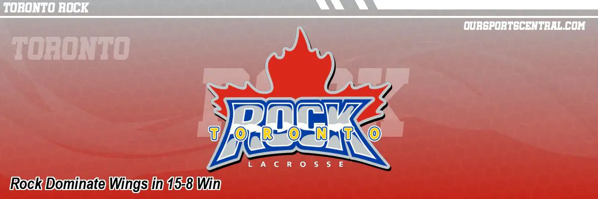 Rock Dominate Wings in 15-8 Win