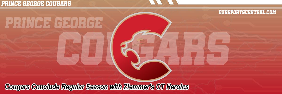 Cougars Conclude Regular Season with Ziemmer's OT Heroics