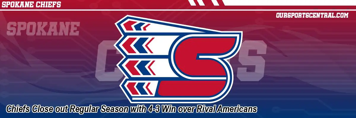 Chiefs Close out Regular Season with 4-3 Win over Rival Americans