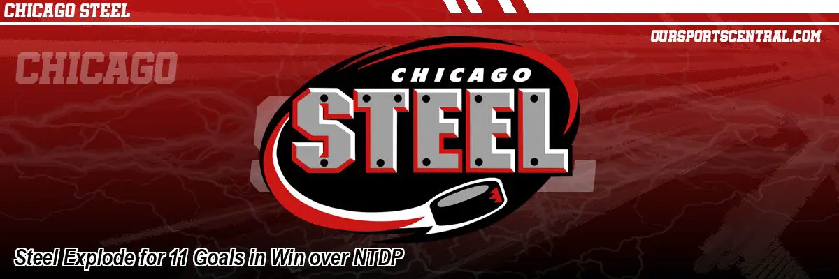 Steel Explode for 11 Goals in Win over NTDP