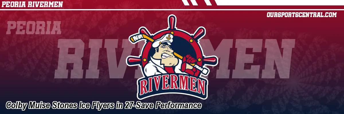 Colby Muise Stones Ice Flyers in 27-Save Performance