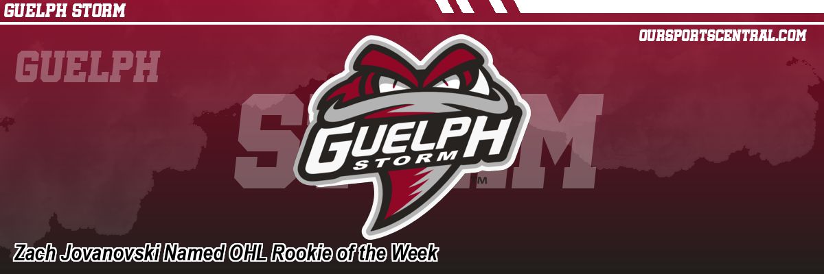 Zach Jovanovski Named OHL Rookie of the Week