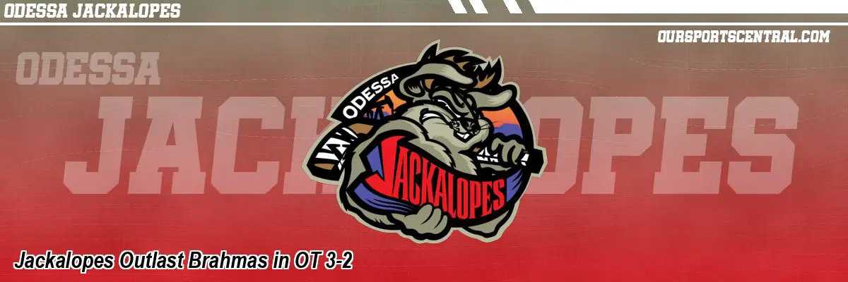 Jackalopes Outlast Brahmas in OT 3-2