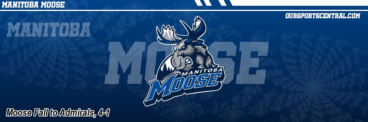 Moose Fall to Admirals, 4-1