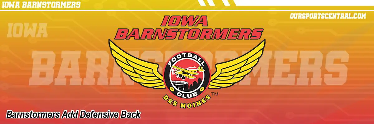 Barnstormers Add Defensive Back