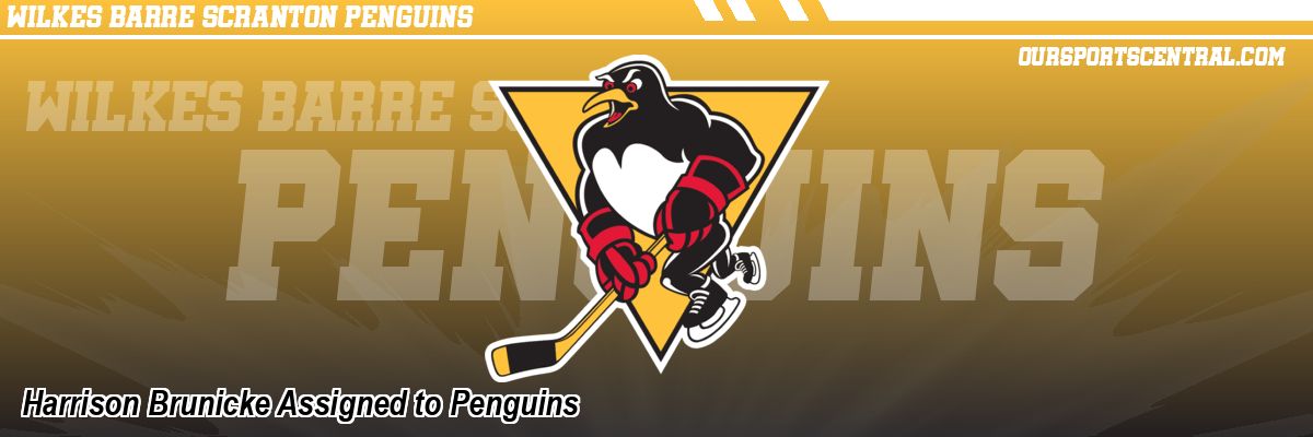 Harrison Brunicke Assigned to Penguins