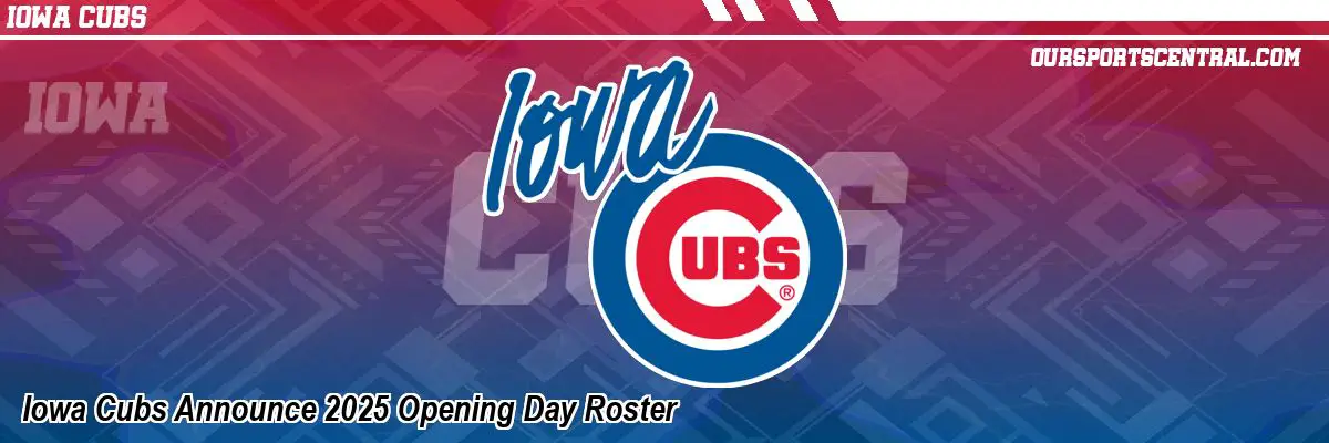 Iowa Cubs Announce 2025 Opening Day Roster