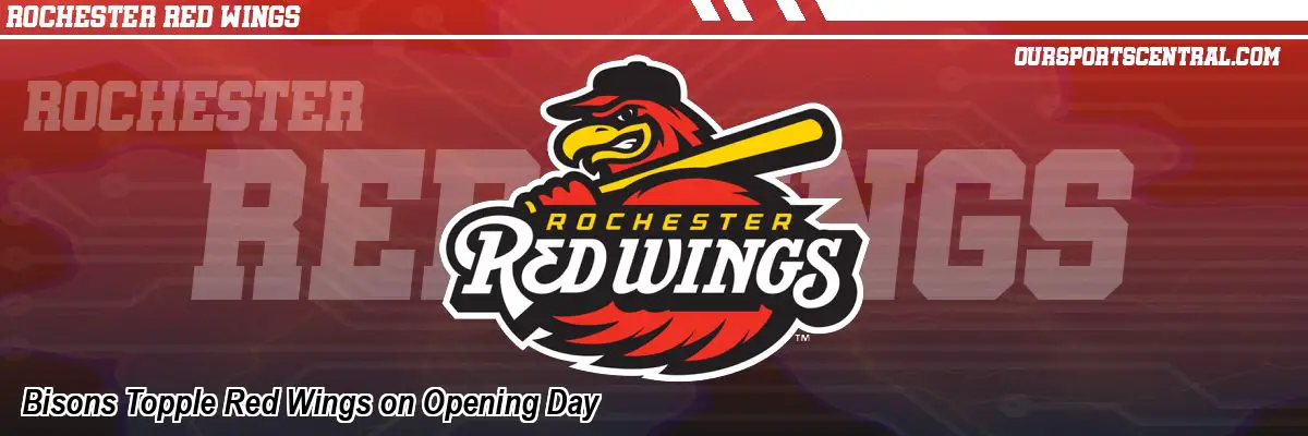Bisons Topple Red Wings on Opening Day
