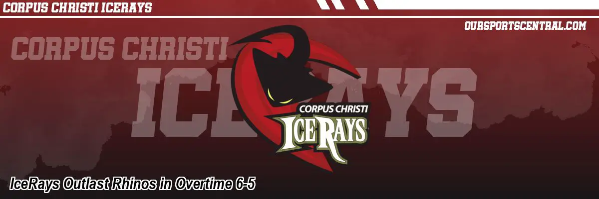 IceRays Outlast Rhinos in Overtime 6-5