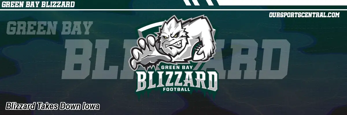 Blizzard Takes Down Iowa