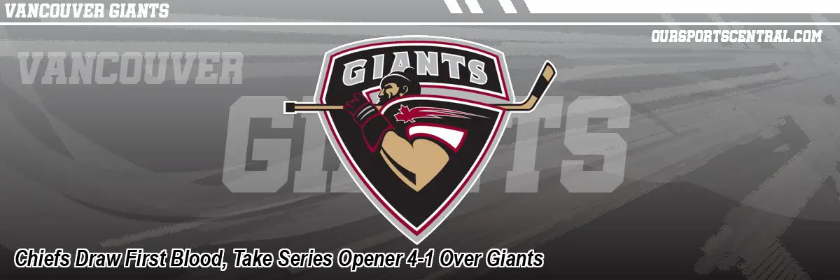 Chiefs Draw First Blood, Take Series Opener 4-1 Over Giants