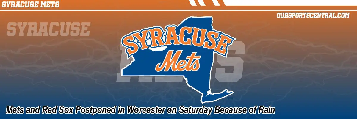 Mets and Red Sox Postponed in Worcester on Saturday Because of Rain