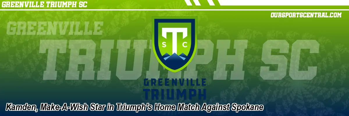 Kamden, Make-A-Wish Star in Triumph's Home Match Against Spokane