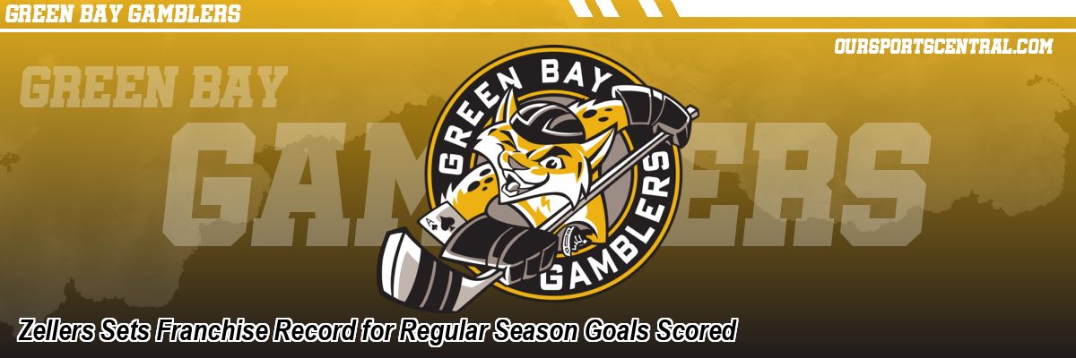 Zellers Sets Franchise Record for Regular Season Goals Scored