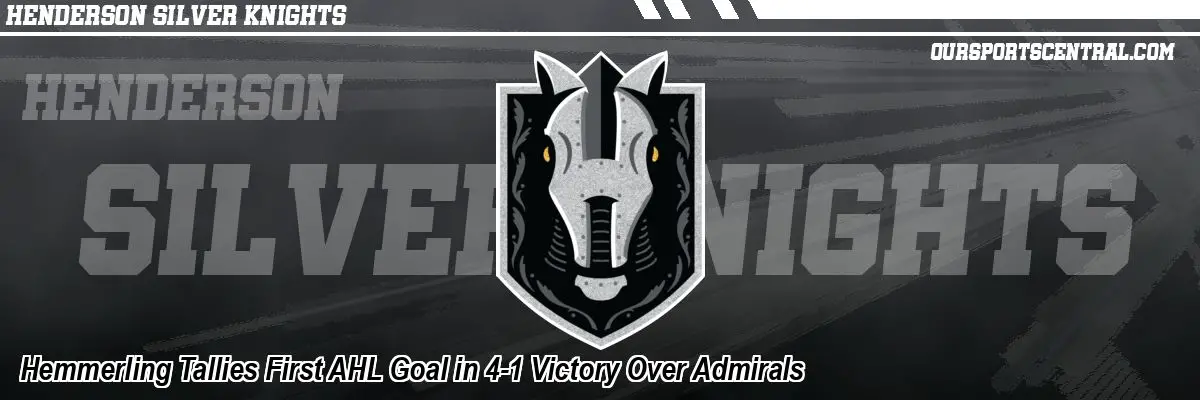 Hemmerling Tallies First AHL Goal in 4-1 Victory Over Admirals