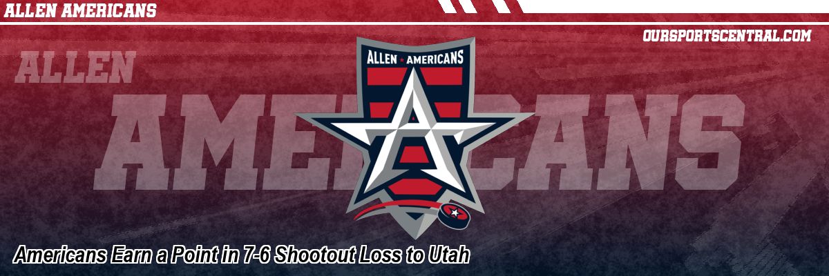 Americans Earn a Point in 7-6 Shootout Loss to Utah