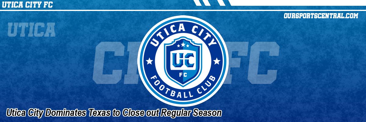 Utica City Dominates Texas to Close out Regular Season